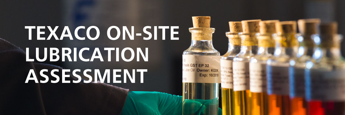 On site lubrication assessment